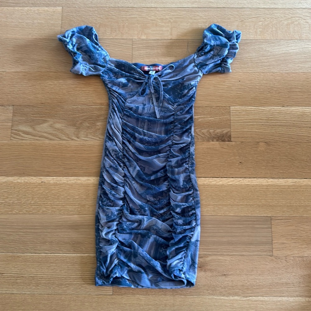 Urban Outfitters Printed Bodycon Mini Dress